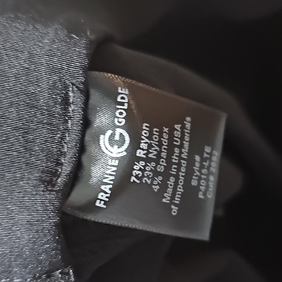 Franne Golde Black Pants Size 20 - Picture 4 of 5